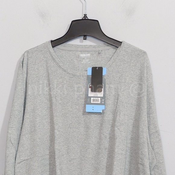 Kirkland Signature Ladies' Slub Tee in Gray - Picture 3 of 5